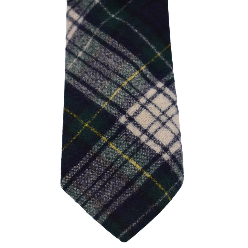 PENDLETON Green Tartan Plaid Neck Tie Necktie -100% Wool - Preppy 57.25" x 3.25"